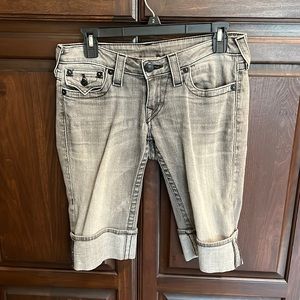 True Religion Sophie Bermuda Shorts Size 27